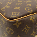 ルイヴィトン LOUIS VUITTON ドーヴィル M47270 モノグラム モノグラムキャンバス ハンドバッグ ゴールド金具 茶 ボーリングヴァニティ 鍵・パドロック欠品