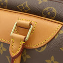 ルイヴィトン LOUIS VUITTON ドーヴィル M47270 モノグラム モノグラムキャンバス ハンドバッグ ゴールド金具 茶 ボーリングヴァニティ 鍵・パドロック欠品