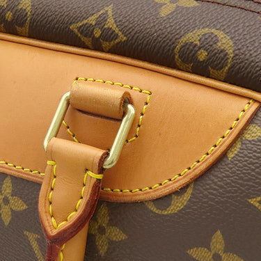 ルイヴィトン LOUIS VUITTON ドーヴィル M47270 モノグラム モノグラムキャンバス ハンドバッグ ゴールド金具 茶 ボーリングヴァニティ 鍵・パドロック欠品