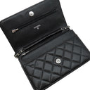 シャネル CHANEL マトラッセ タイムレス クラシック AP0250 ブラック キャビアスキン チェーンウォレット シルバー金具 ココマーク