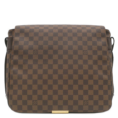 ルイヴィトン LOUIS VUITTON バスティーユ N45258 ダミエエベヌ ダミエキャンバス ショルダーバッグ ゴールド金具 茶