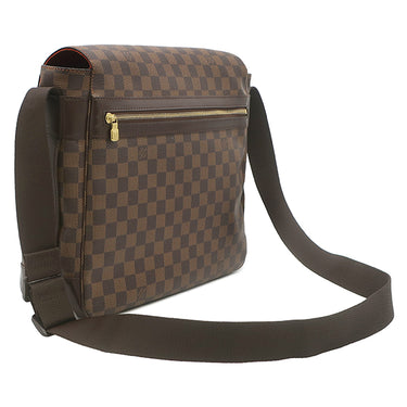 ルイヴィトン LOUIS VUITTON バスティーユ N45258 ダミエエベヌ ダミエキャンバス ショルダーバッグ ゴールド金具 茶