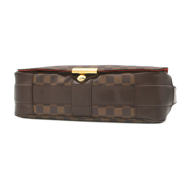 ルイヴィトン LOUIS VUITTON バスティーユ N45258 ダミエエベヌ ダミエキャンバス ショルダーバッグ ゴールド金具 茶