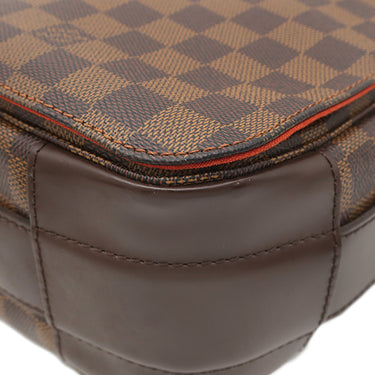 ルイヴィトン LOUIS VUITTON バスティーユ N45258 ダミエエベヌ ダミエキャンバス ショルダーバッグ ゴールド金具 茶