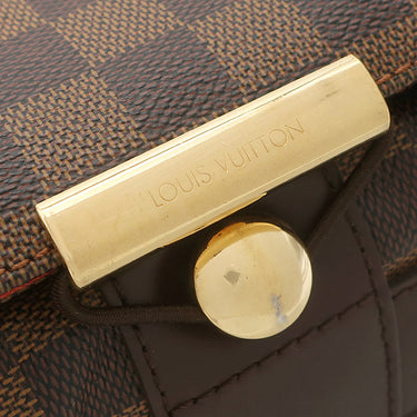 ルイヴィトン LOUIS VUITTON バスティーユ N45258 ダミエエベヌ ダミエキャンバス ショルダーバッグ ゴールド金具 茶