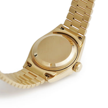 腕時計 ロレックス ROLEX デイトジャスト 69178G 90番台 自動巻き レディース 90番台 K18YG無垢 純正10Pダイヤ シャンパン トリチウム