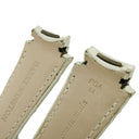 ハリーウィンストン Harry Winston ホワイト クロコダイル 腕時計パーツ 純正 替え クロコ バンド ベルト ストラップ 本革 ワニ 27ｍｍ ホワイト 白