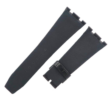 オーダー品 ロイヤルオーク用 クロコバンド ブラック クロコダイル 腕時計パーツ 未使用 汎用 他社製 ベルト ストラップ 26mm 黒