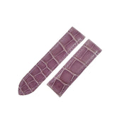 カルティエ Cartier レディース 未使用 純正 クロコ ベルト ストラップ 18.5ｍｍ 紫
