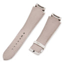 腕時計 ハリーウィンストン Harry Winston メンズ 純正 クロコ ベルト ストラップ 25ｍｍ 白