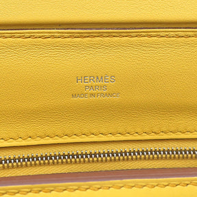 エルメス HERMES サックヴァンキャトル 24/24 21 ミニ サン エバーカラー スイフト 2WAYバッグ シルバー金具 新品 未使用 黄