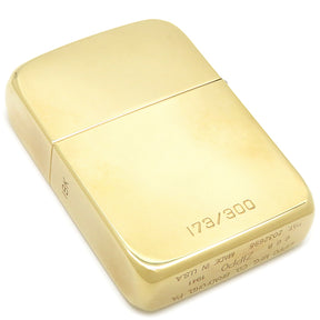 ZIPPO ZIPPO LABORANT 1933 Bradford Penna 70周年記念 1941レプリカ GGB300リミテッド ゴールド K18YG ライター ソリッドゴールド