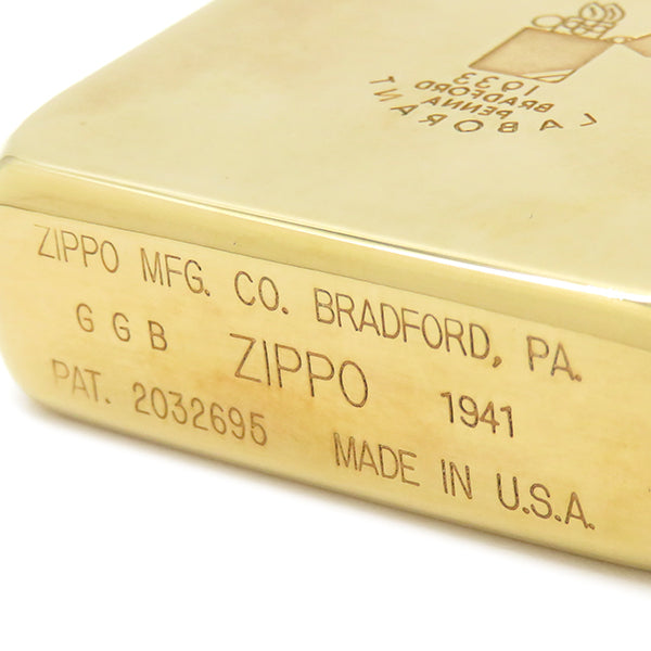 ZIPPO LABORANT 1933 Bradford Penna 70周年記念 1941レプリカ GGB300リミテッド ゴールド K18YG  ライター ソリッドゴールド
