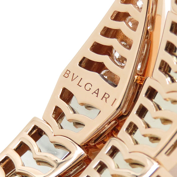 ブルガリ BVLGARI BR855312 ピンクゴールド ダイヤモンド K18PG 14038 ブレスレット BVLGARI DEMI PAVE