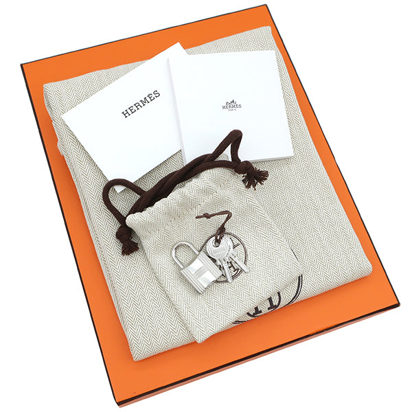 エルメス HERMES ヴェールコミック×ヴェールフィズ ヴォースイフト トワルゴエラン ハンドバッグ シルバー金具 新品 未使用