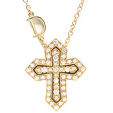 ダミアーニ DAMIANI 20089077 イエローゴールド K18YG ダイヤモンド ネックレス 750 18金 YG クロス 十字架