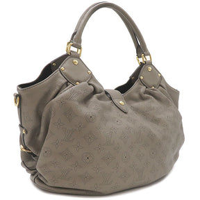 ルイヴィトン LOUIS VUITTON マヒナXL M95763 グレー系 モノグラムマヒナ ハンドバッグ ゴールド金具 グレージュ