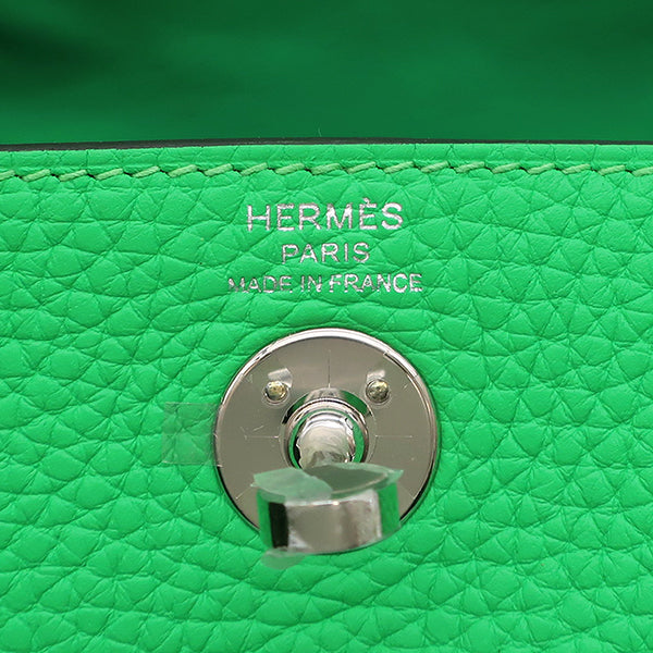 エルメス HERMES ヴェールコミック トリヨンクレマンス ショルダーバッグ シルバー金具 新品 未使用 緑