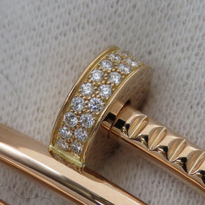 カルティエ Cartier CRN6708416 ピンクゴールド K18PG ダイヤモンド #16 ブレスレット Au750 JUSTE UN CLOU