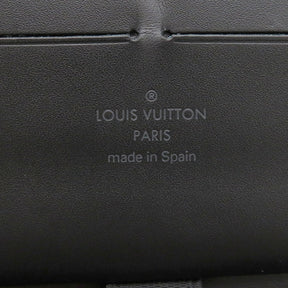 ルイヴィトン LOUIS VUITTON M97026 バサルト ユタ 長財布 ガンメタル金具 黒