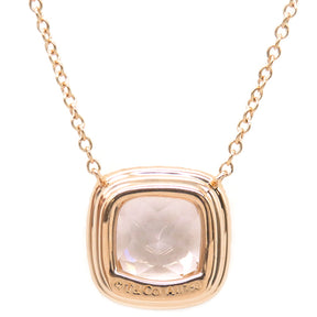 ティファニー Tiffany & Co ソレスト ピンクゴールド K18PG クンツァイト ダイヤモンド ネックレス