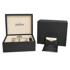 ゼニス ZENITH クロノマスタースポーツ ヨシダスペシャル 03.3108.3600/57.M3100 自動巻き メンズ 未使用 緑 2023年 限定