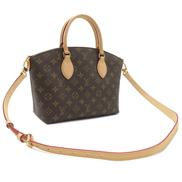 ルイヴィトン LOUIS VUITTON ボエシ NM PM M45986 モノグラムキャンバス 2WAYバッグ ゴールド金具 茶 ハンドバッグ ショルダー