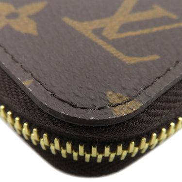 ルイヴィトン LOUIS VUITTON M42616 モノグラムキャンバス 長財布 ゴールド金具 茶 ラウンドファスナー