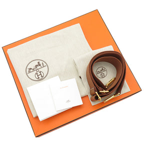 エルメス HERMES エヴリン3 PM  フォーブ バレニアフォーブル ショルダーバッグ ゴールド金具 新品 未使用 茶