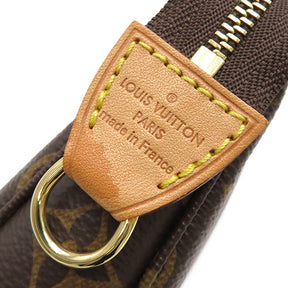 ルイヴィトン LOUIS VUITTON ポシェット アクセソワール M40712 モノグラム モノグラムキャンバス アクセサリーポーチ 茶 ハンドバッグ