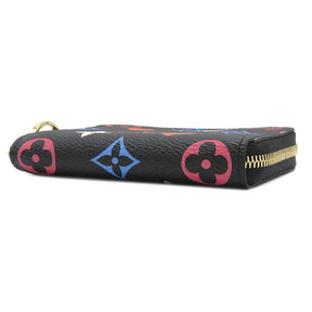 ルイヴィトン LOUIS VUITTON ジッピー コインパース M80305 ブラック ゲームオンキャンバス コインケース ゴールド金具 黒 小銭入れ トランプ