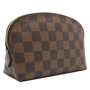 ルイヴィトン LOUIS VUITTON ポシェット コスメティック PM N47516 ダミエ ダミエキャンバス ポーチ ゴールド金具 茶 メイクポーチ 化粧ポーチ