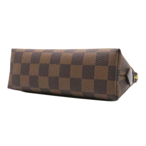 ルイヴィトン LOUIS VUITTON ポシェット コスメティック PM N47516 ダミエ ダミエキャンバス ポーチ ゴールド金具 茶 メイクポーチ 化粧ポーチ