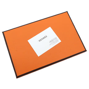 エルメス HERMES カルヴィ デュオ ナタ×ブルーフランス スイフト カードケース シルバー金具 新品 未使用 Moulin a Vent