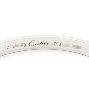 カルティエ Cartier LOVE ラブブレス オープン B6032517 ホワイトゴールド K18WG #17 ブレスレット 750 18K 18金