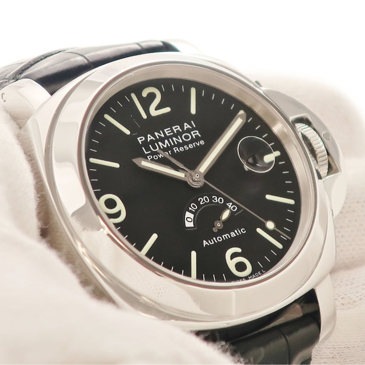 パネライ PANERAI ルミノール パワーリザーブ PAM00027 C****/2000 自動巻き メンズ OH済 C番 黒