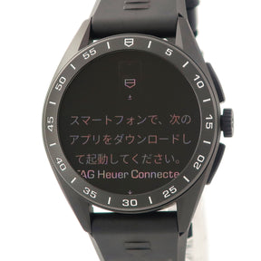 タグホイヤー Tag Heuer コネクティッド キャリバーE4 スポーツエディション SBR8A80.EB0259 クオーツ メンズ 未使用 黒DLC加工