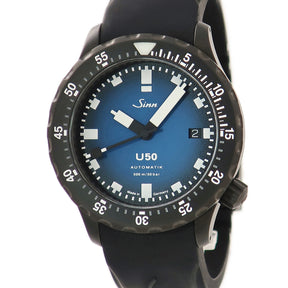 ジン SINN U50 オートマティック U50.S.BS 自動巻き メンズ 青 黒 ダイバーズ DNV検定済 4時位置リューズ 限定