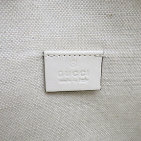 グッチ GUCCI GGエンボス 645093 アイボリー レザー ウエストバッグ シルバー金具 ボディバッグ