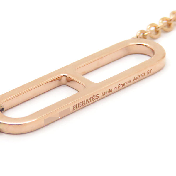 エルメス HERMES エヴァーシェーヌダンクル ローズゴールド K18PG ネックレス ピンクゴールド 18K 750AU