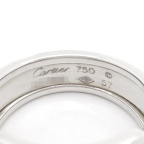 カルティエ Cartier サントス デュモン ホワイトゴールド K18WG #57(JP17) リング 指輪