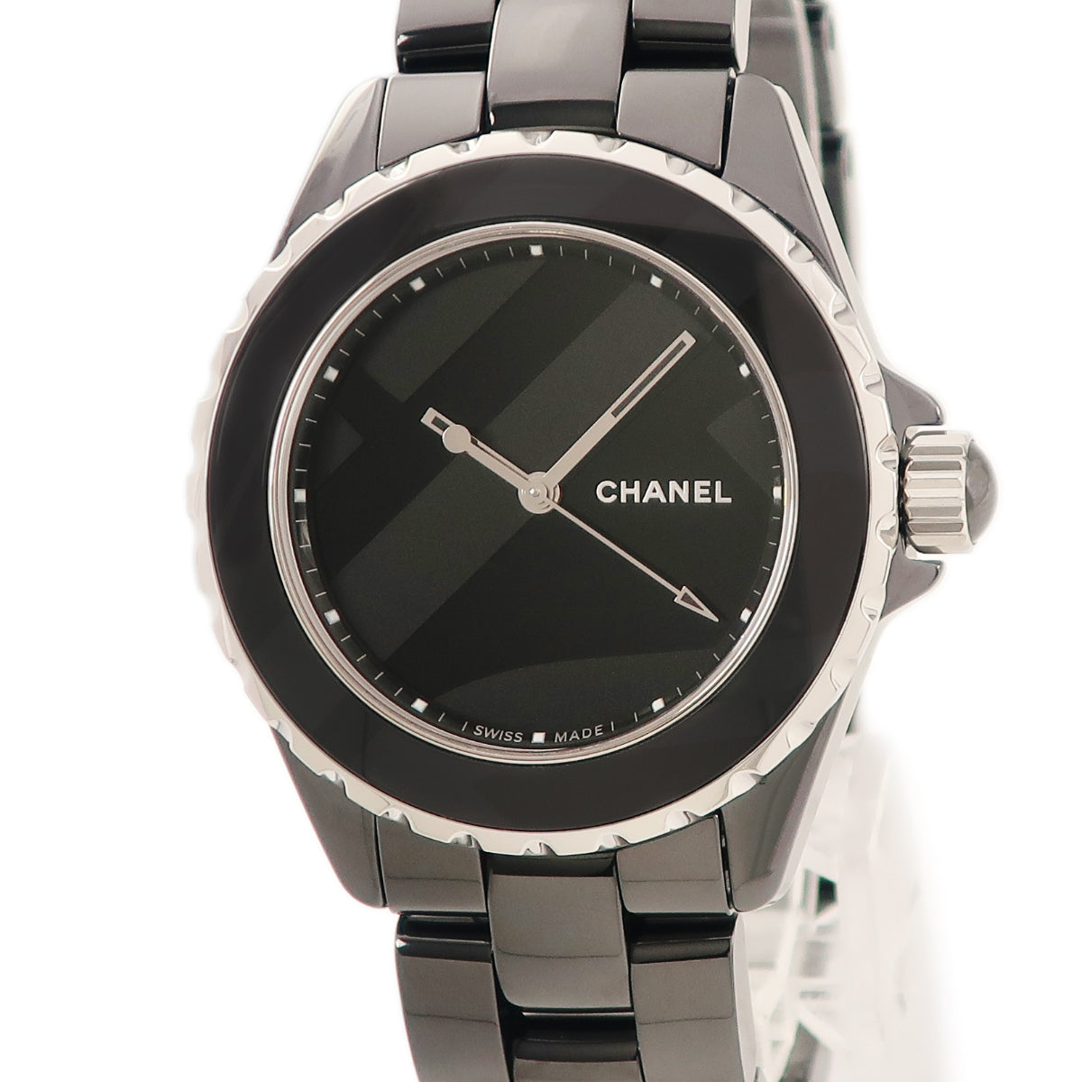 シャネル CHANEL J12 アンタイトル H5581 自動巻き メンズ レディース 黒セラミック 限定