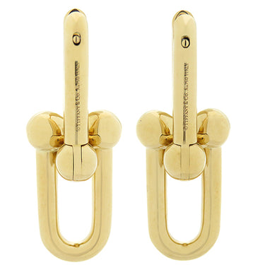 ティファニー Tiffany & Co ハードウェア ラージリンク  68533643 イエローゴールド K18YG ピアス