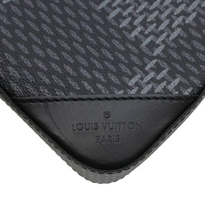 ルイヴィトン LOUIS VUITTON トリオ・メッセンジャー N50017 ダミエ・グラフィット ダミエグラフィットキャンバス ショルダーバッグ シルバー金具 黒 グレー