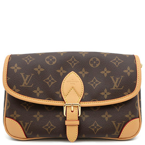 ルイヴィトン LOUIS VUITTON ディアヌ NM PM M45985 モノグラム×ノワール モノグラムキャンバス 2WAYバッグ ゴールド金具 茶 ピンク ショルダー 新品 未使用