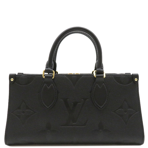 ルイヴィトン LOUIS VUITTON オンザゴー EW M23640  ノワール モノグラムアンプラント 2WAYバッグ ゴールド金具 黒 ショルダー