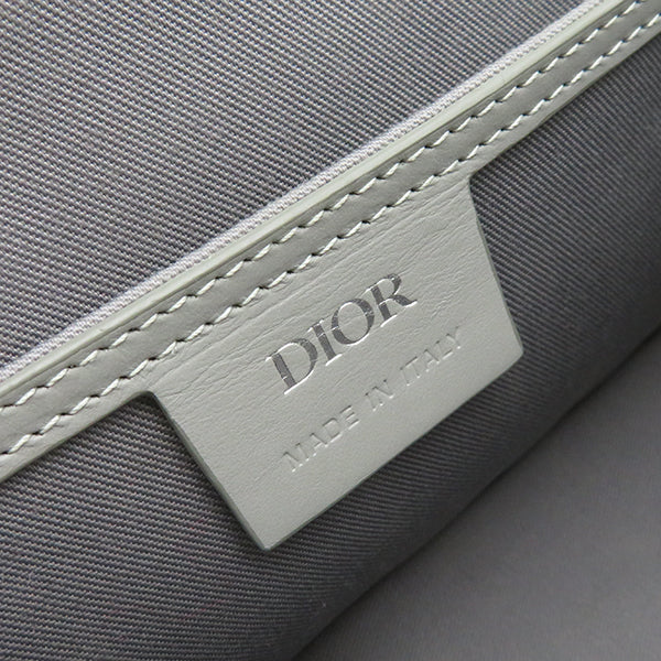 クリスチャン・ディオール Christian Dior ヒット ザ ロード 1ESME165CDP_H42E グレー PVC レザー ショルダーバッグ シルバー金具 ショルダーバッグ