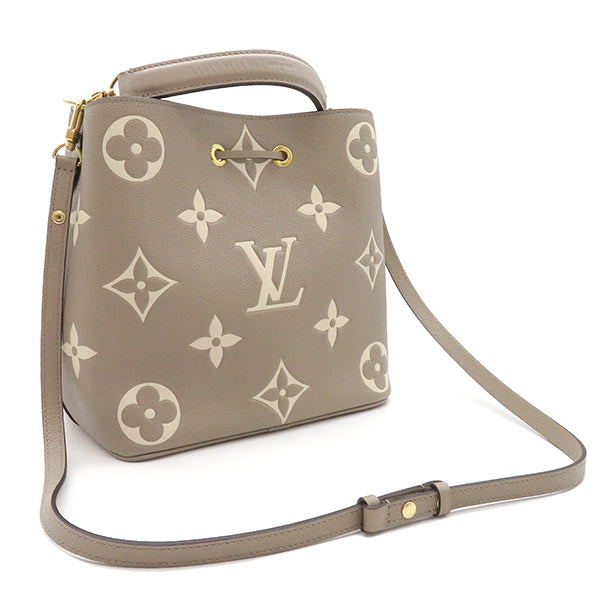 ルイヴィトン LOUIS VUITTON ネオノエ MM M45555 トゥルトレール×クレーム モノグラムアンプラント 2WAYバッグ ゴールド金具  バイカラー ポーチ付き