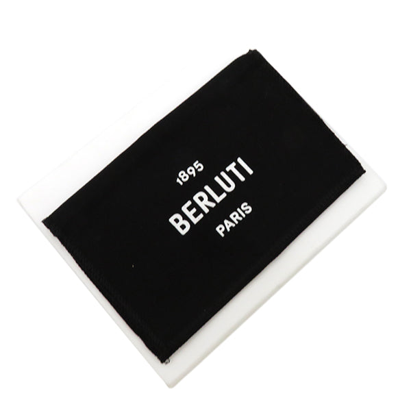 ベルルッティ BERLUTI バンブー ネオ カードホルダー ブラウン ヴェネチアカーフレザー カードケース パスケース カリグラフィ スクリットレザー