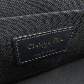 クリスチャン・ディオール Christian Dior Montaigne バッグ M9203UTZQ_M928 ネイビー キャンバス レザー 2WAYバッグ ゴールド金具 ボックスバッグ　